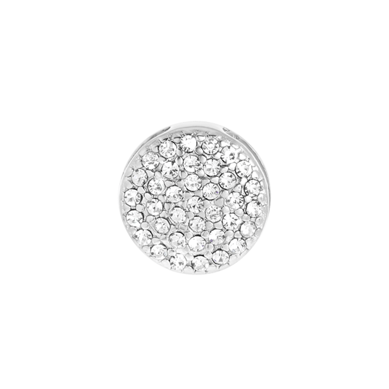 Stainless steel mesh slider met steentjes