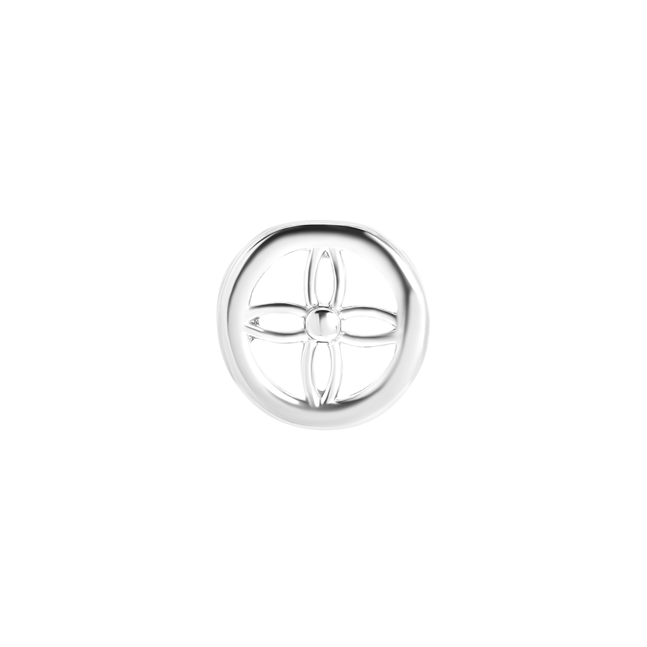 Stainless steel slider open bloem