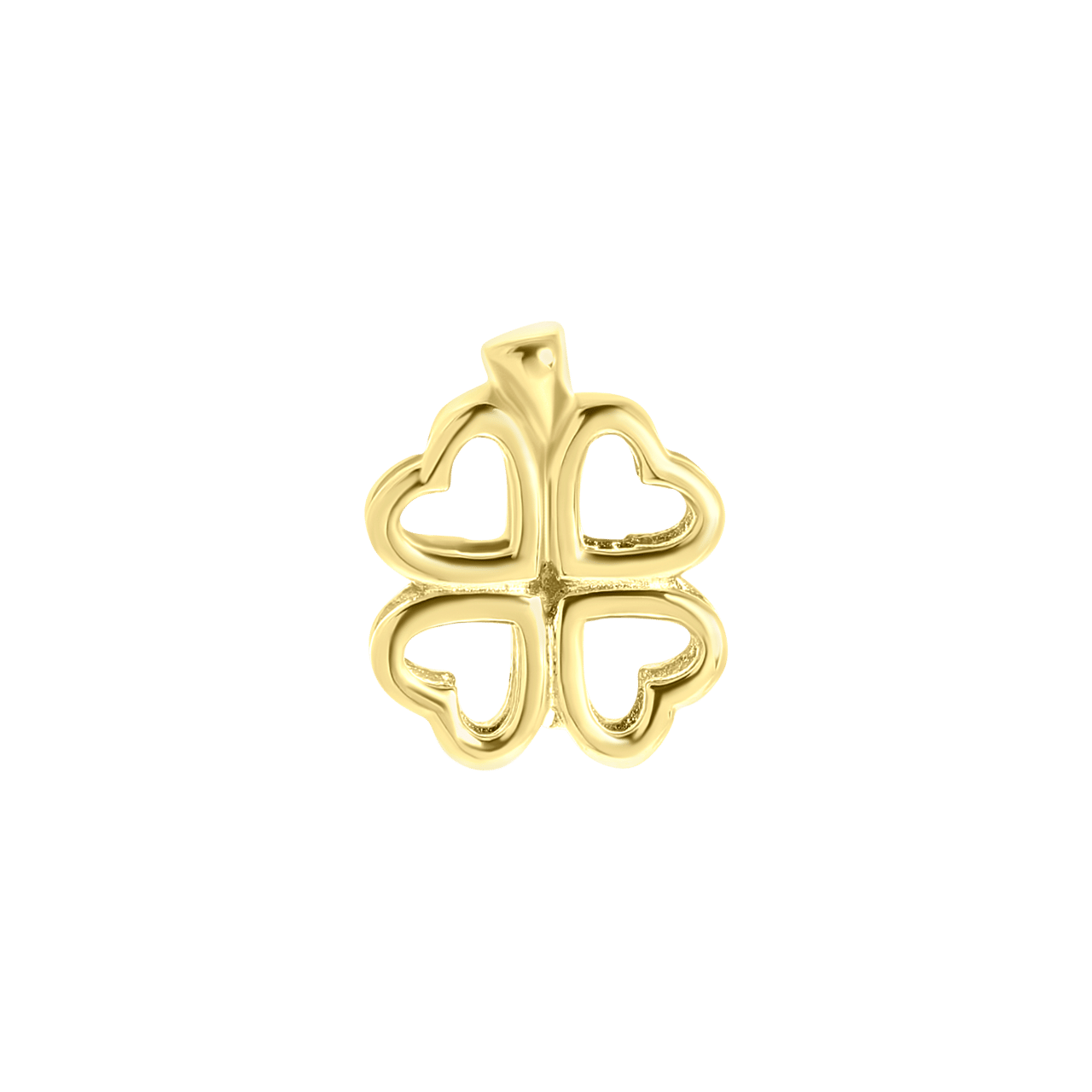 Stalen goldplated hanger mesh slider voor dames