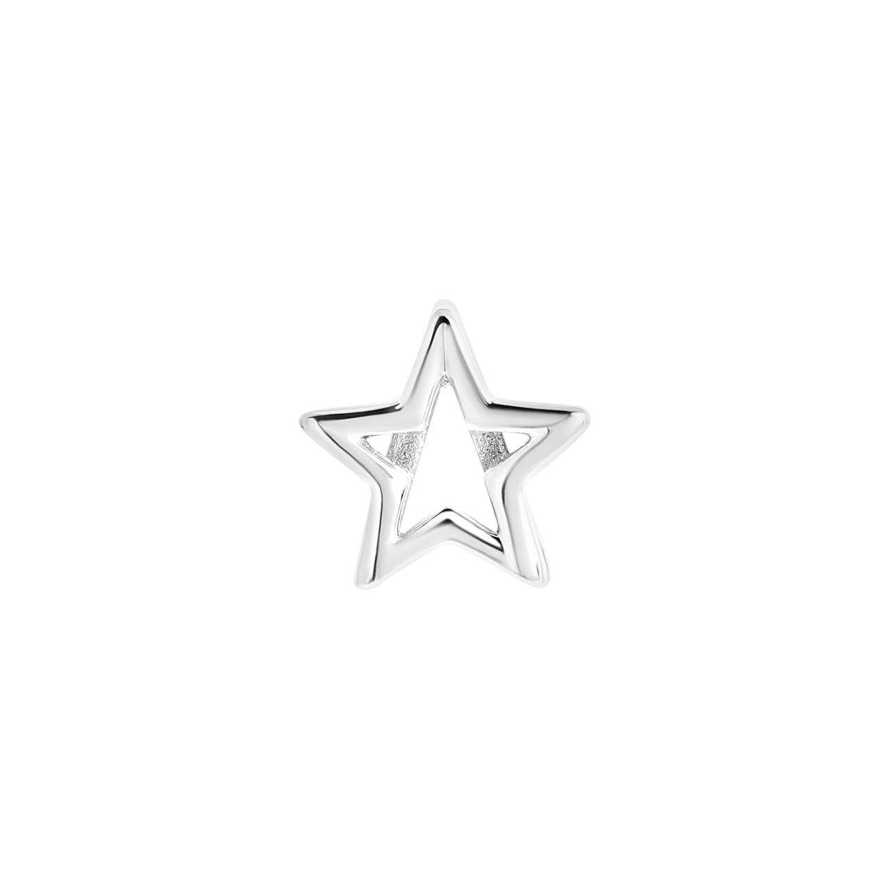 Schiebeverschluss, Edelstahl, Stern