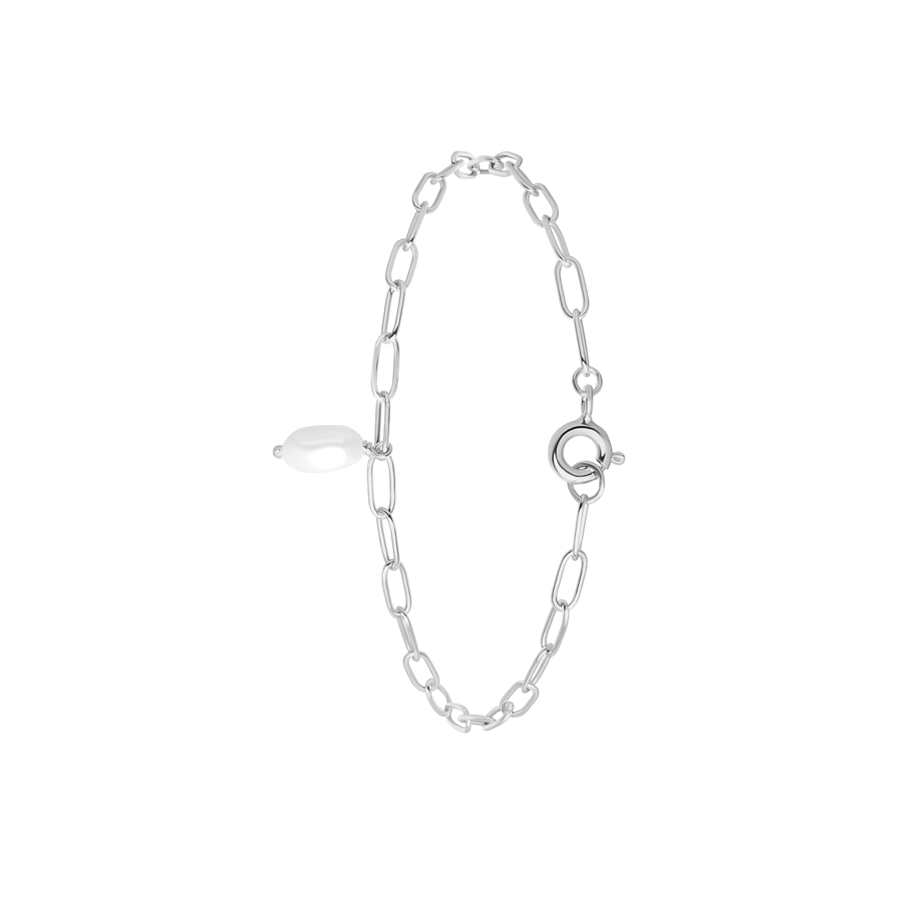 Armband, 925 Silber, mit Süßwasserperle