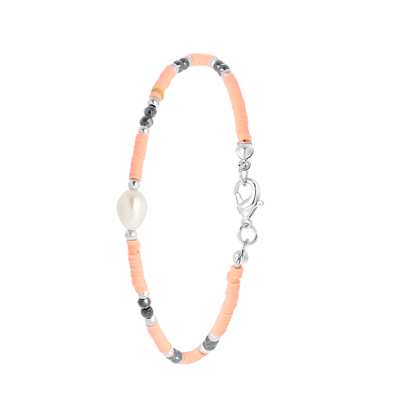 Bijoux enkelband met een immitatieparel