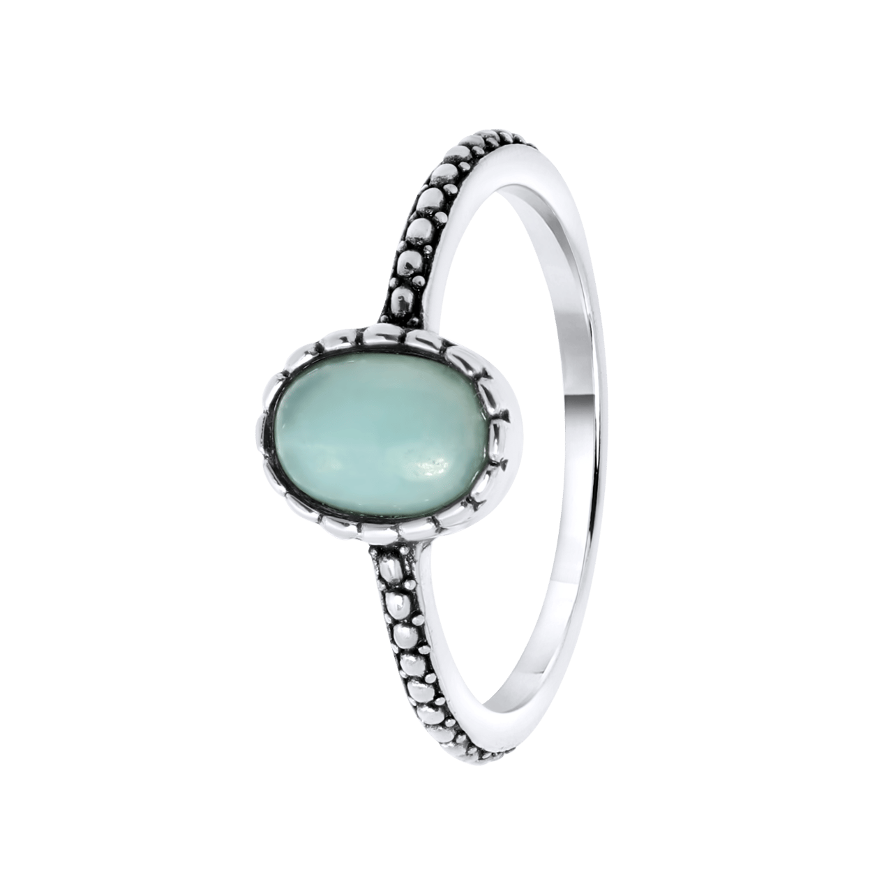 Zilveren ring met Gemstone amazonite