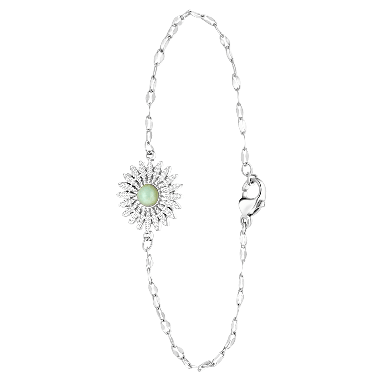 Stalen armband hanger zon