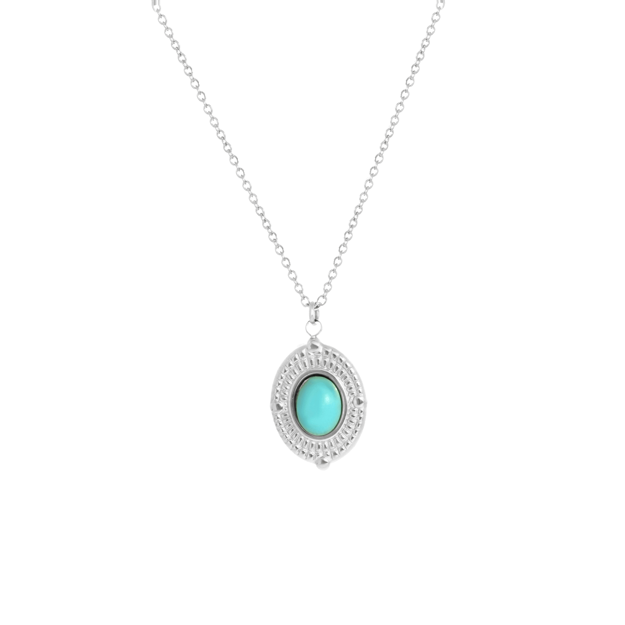 Stainless steel ketting ovale hanger