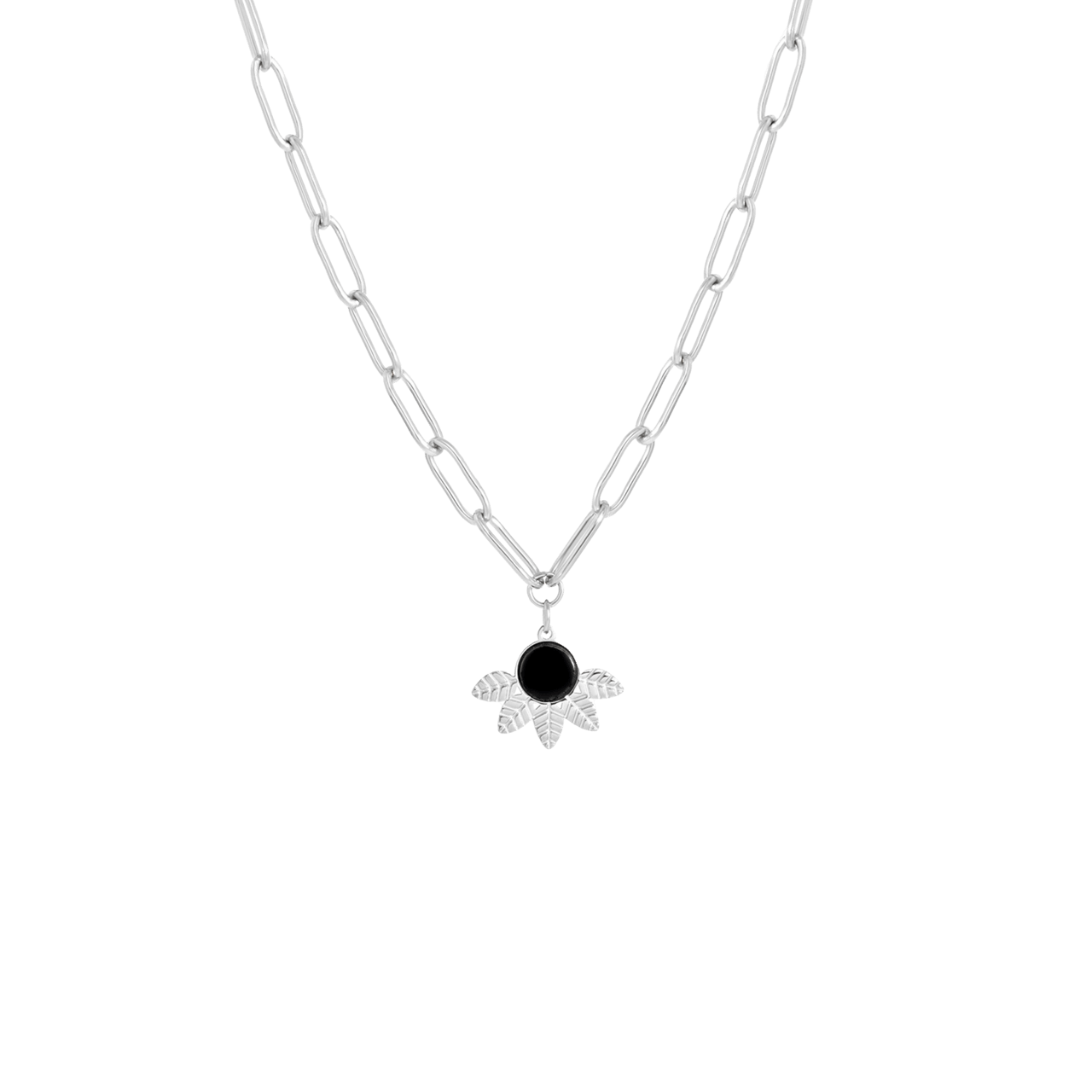 Stalen ketting met hanger