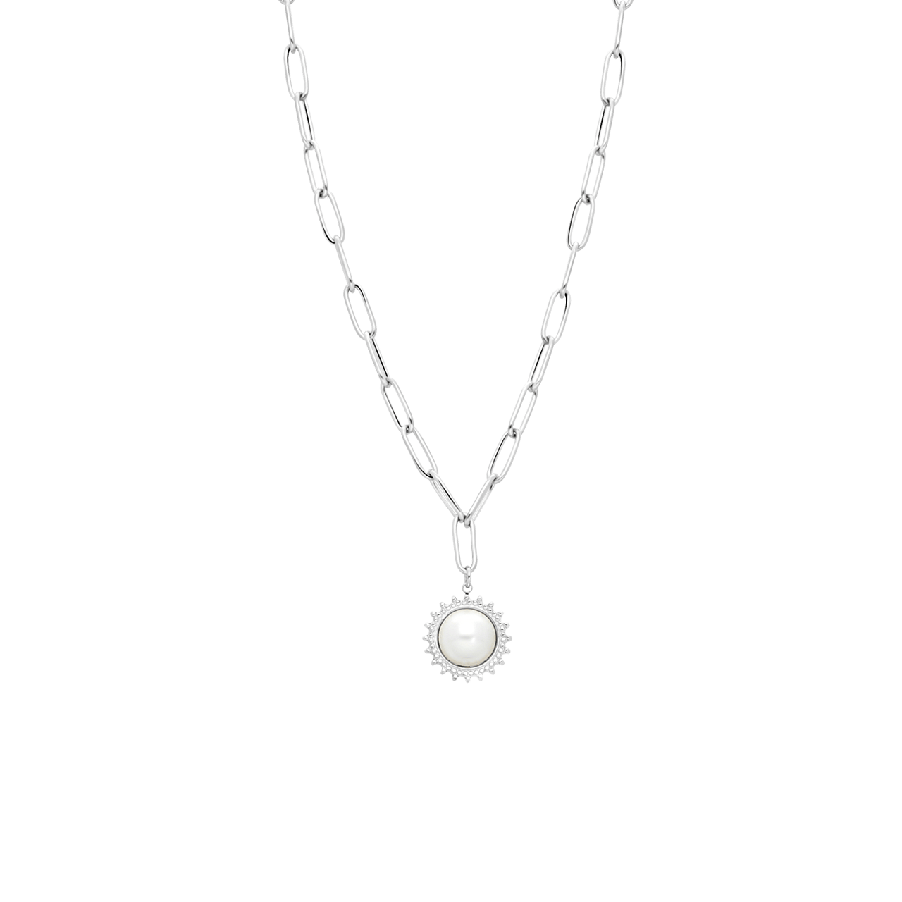 Stalen ketting met hanger slot