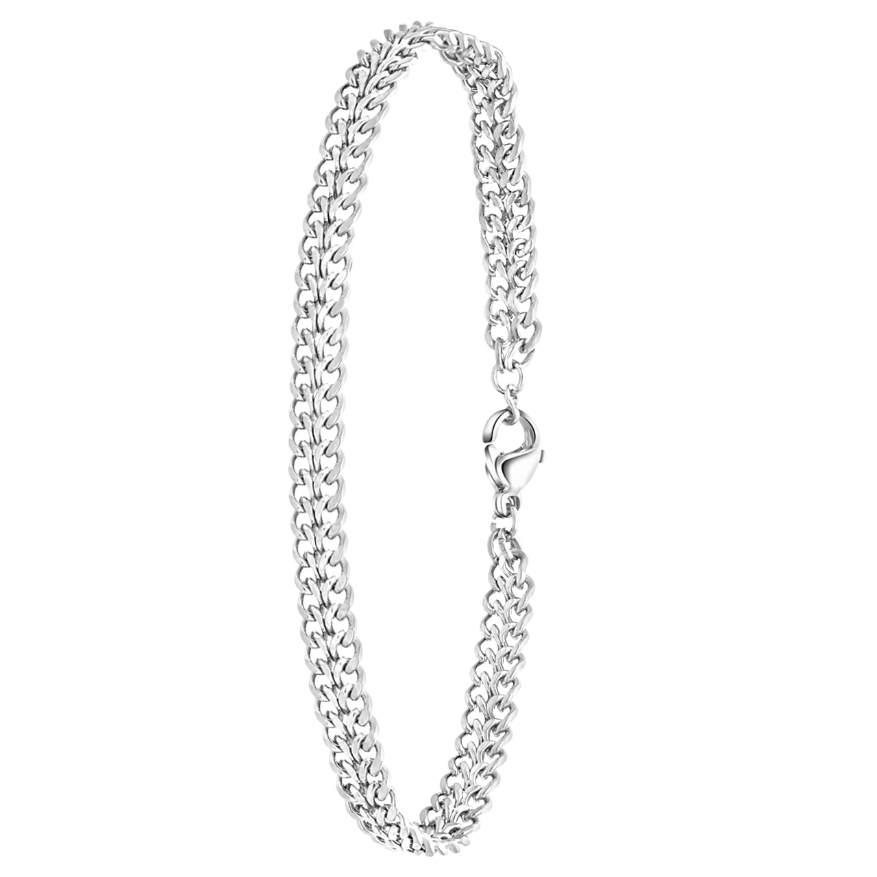 Stalen armband fantasieschakel