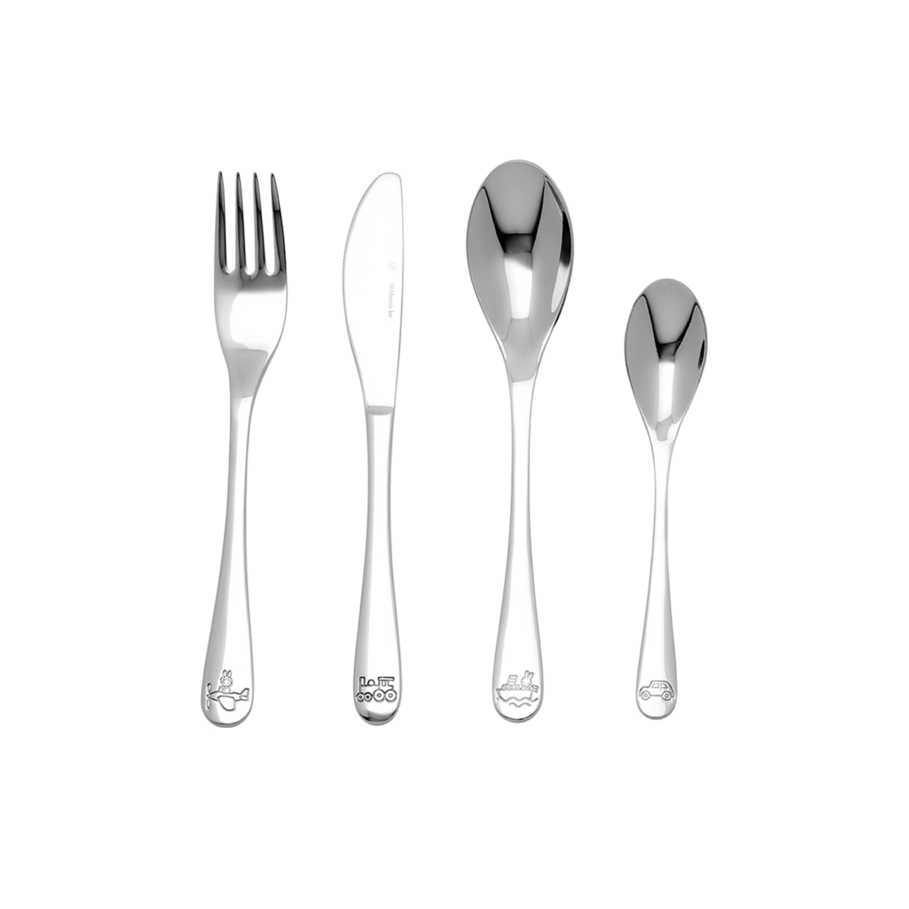 Besteckset, Miffy, Fahrzeuge, 4-teilig