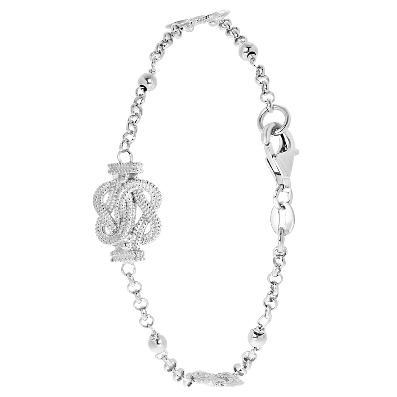 Armband, 925 Silber, Surinam-Teppichklopfer