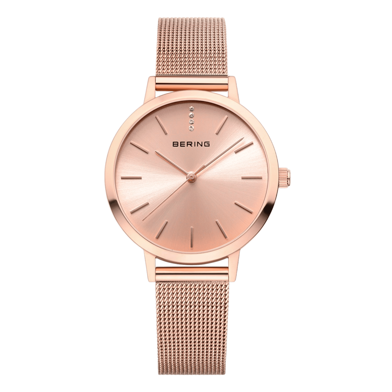 Bering Dames Horloge Rosekleurig 13434-366