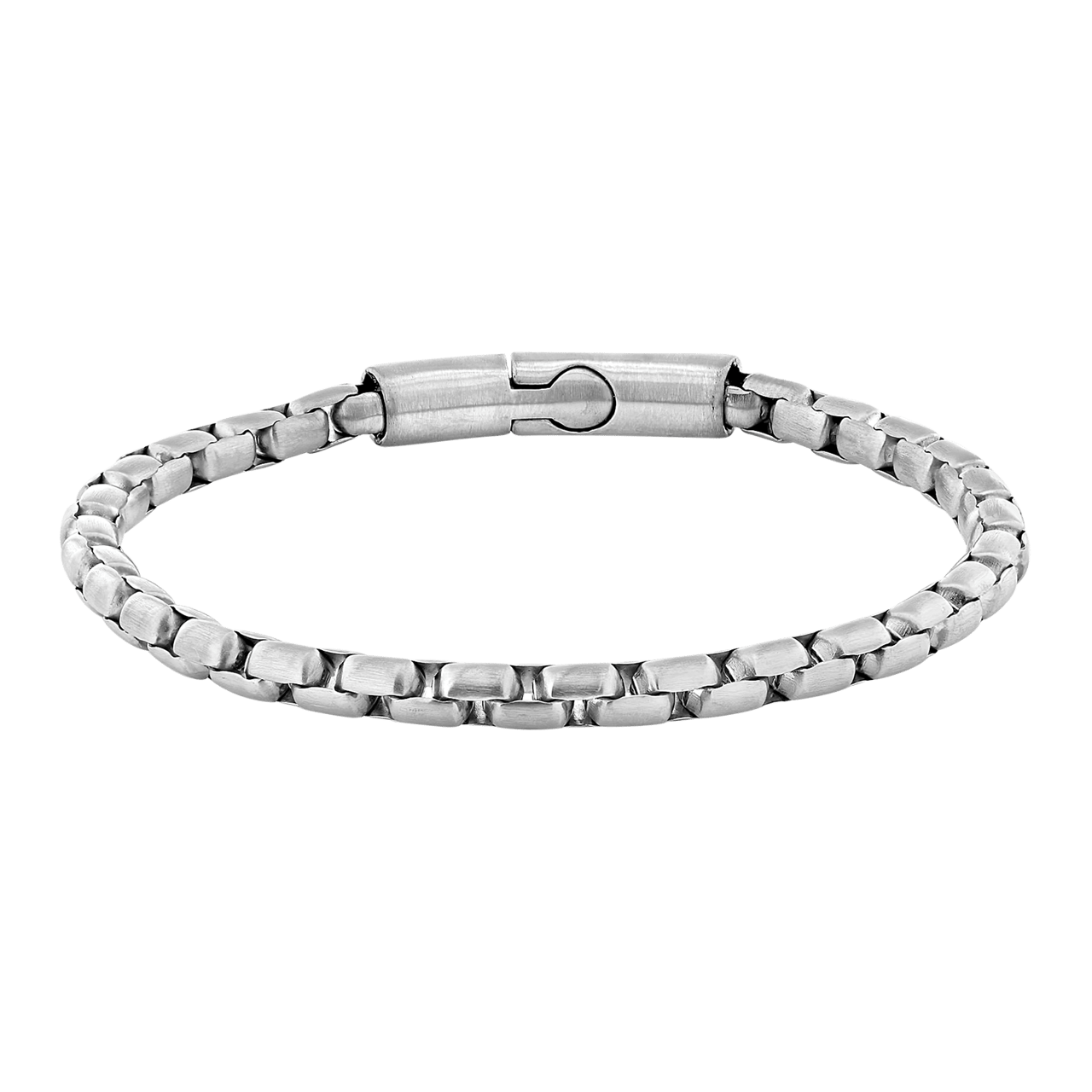 Stainless steel herenarmband fantasie mat