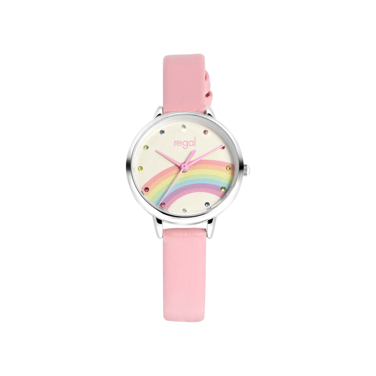 Regal Armbanduhr für Mädchen, Regenbogen