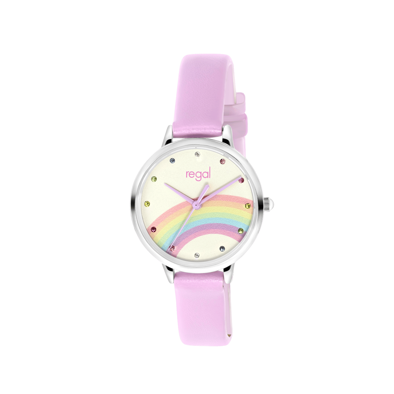 Regal Armbanduhr für Mädchen, Regenbogen