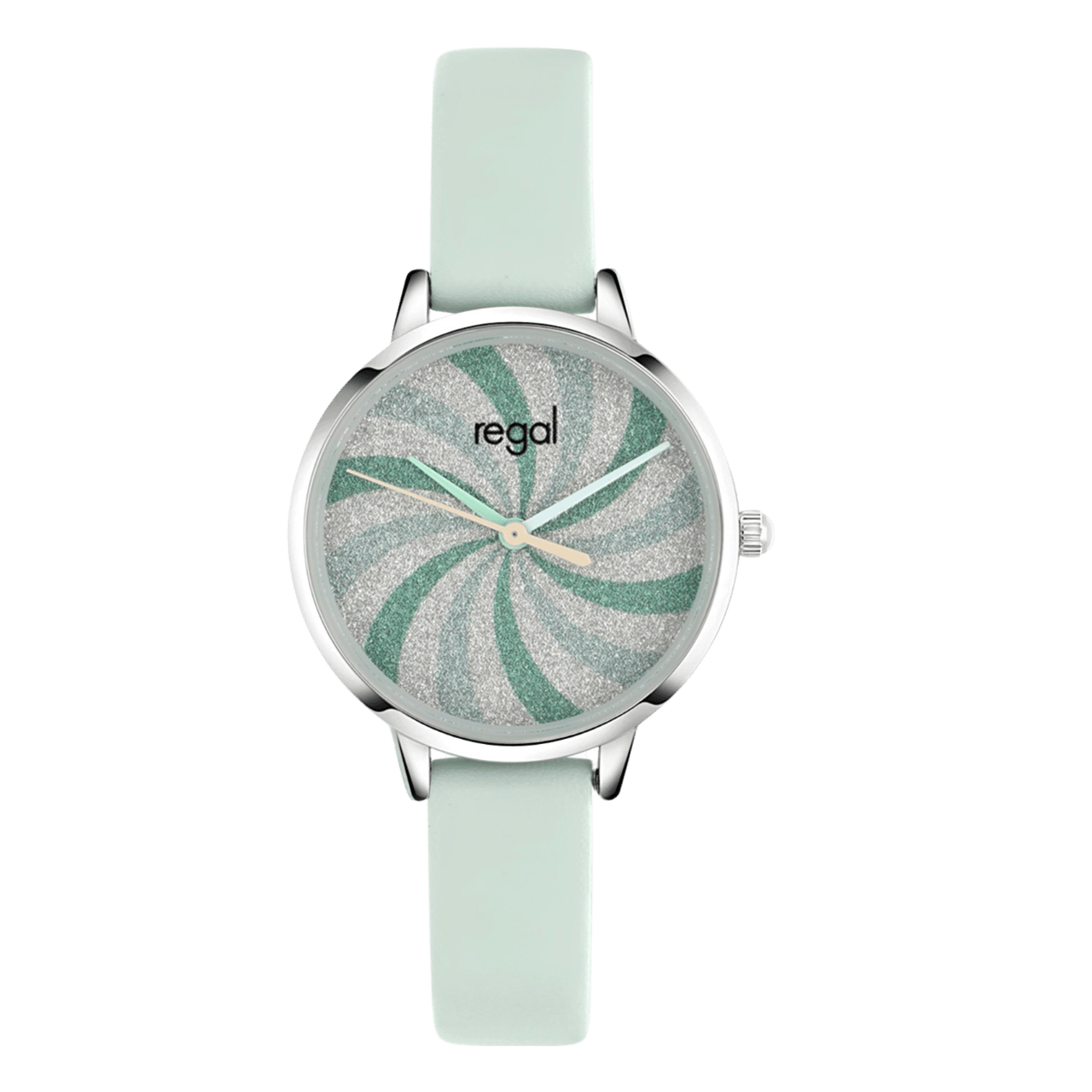 Regal Kinder Horloge PU leer Swirl