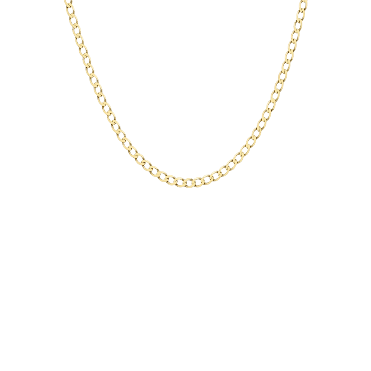 Halskette, 375 Gold, mit Gourmetglied, 4,8 mm