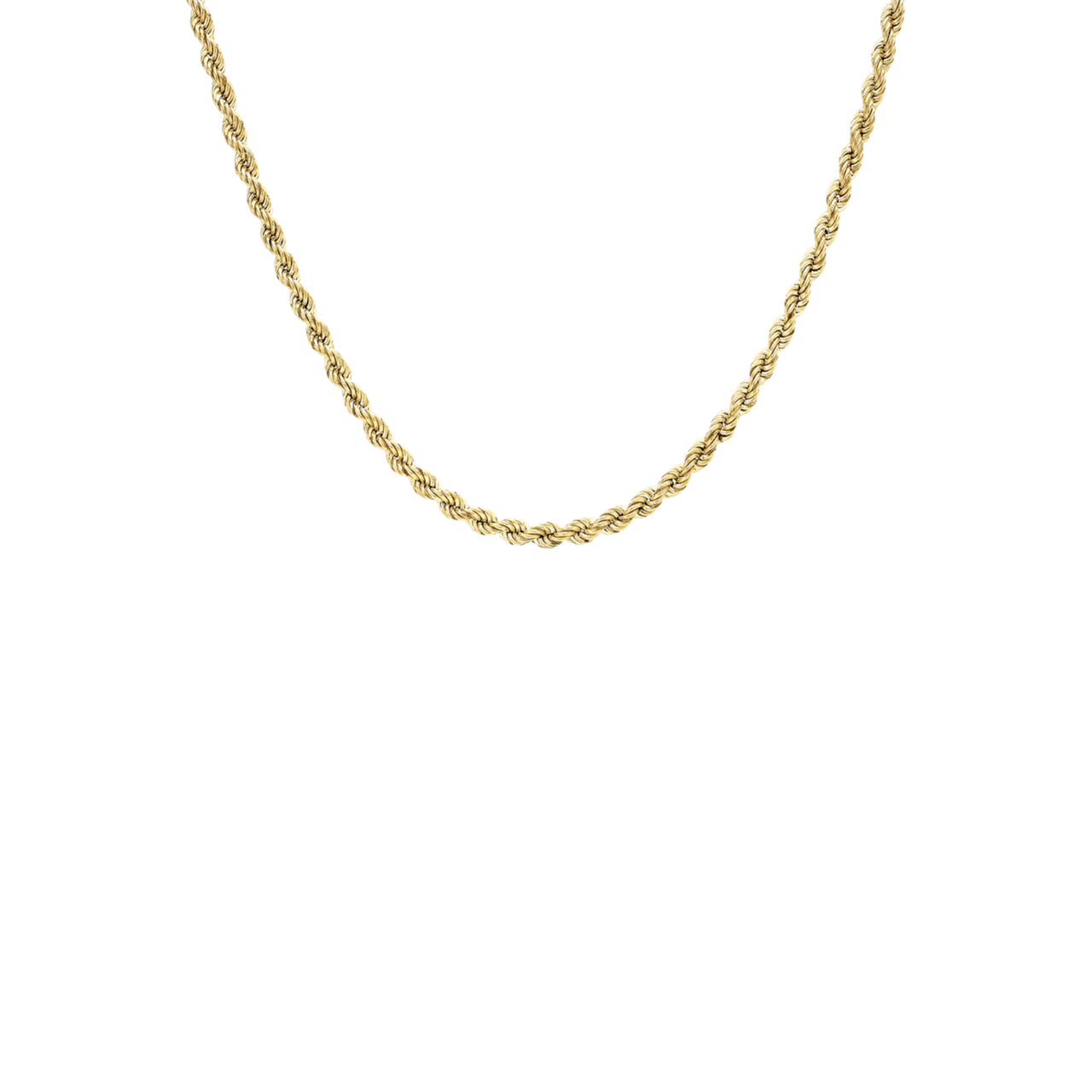 Halskette, 375 Gold, mit Kordelglied, 4,6 mm