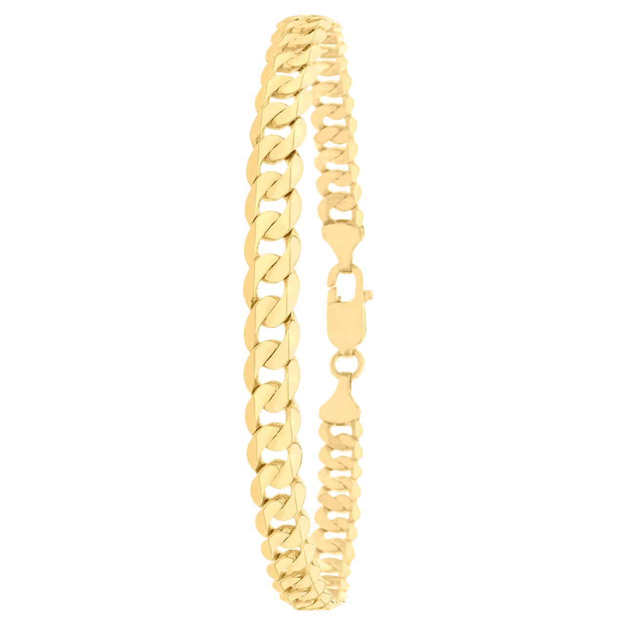 9K armband met gourmet schakel 6mm