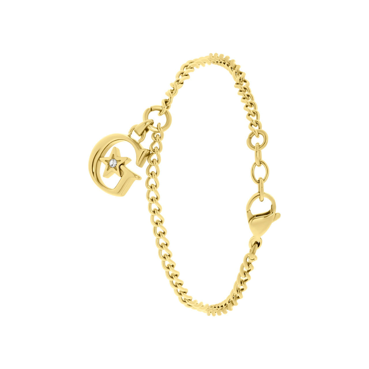 Guess stalen goldplated G armband A STAR IS BORN