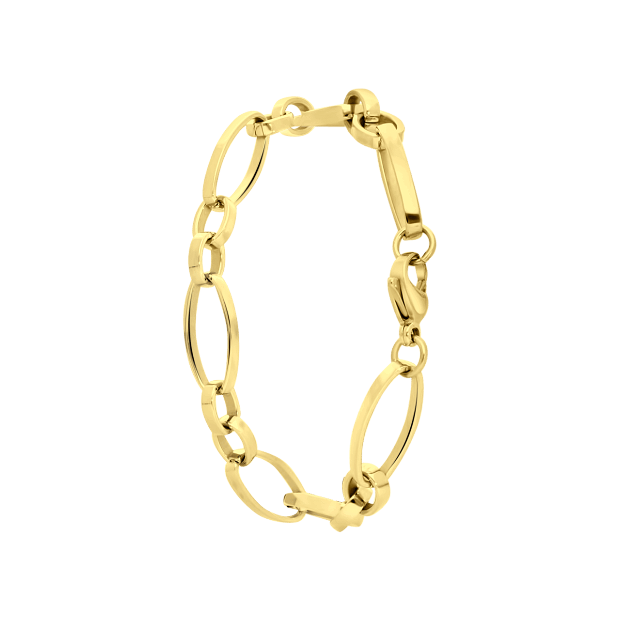 Armband, Edelstahl, vergoldet (750 Gold), Modeste