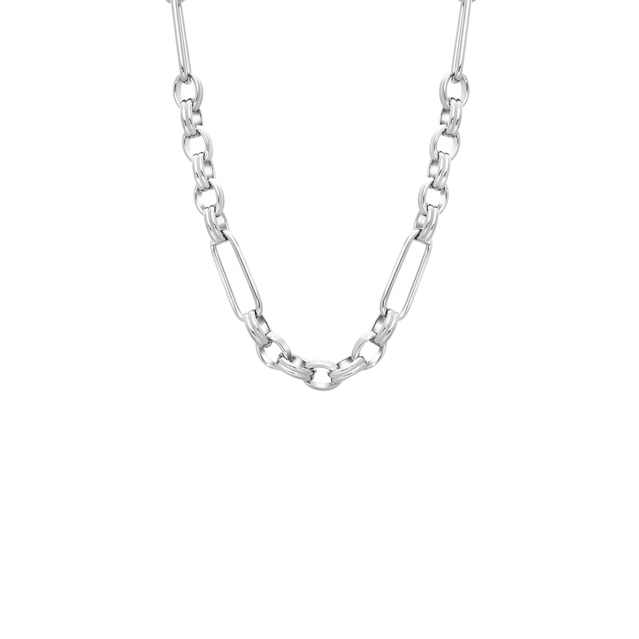 Gerecycled stalen ketting amelie