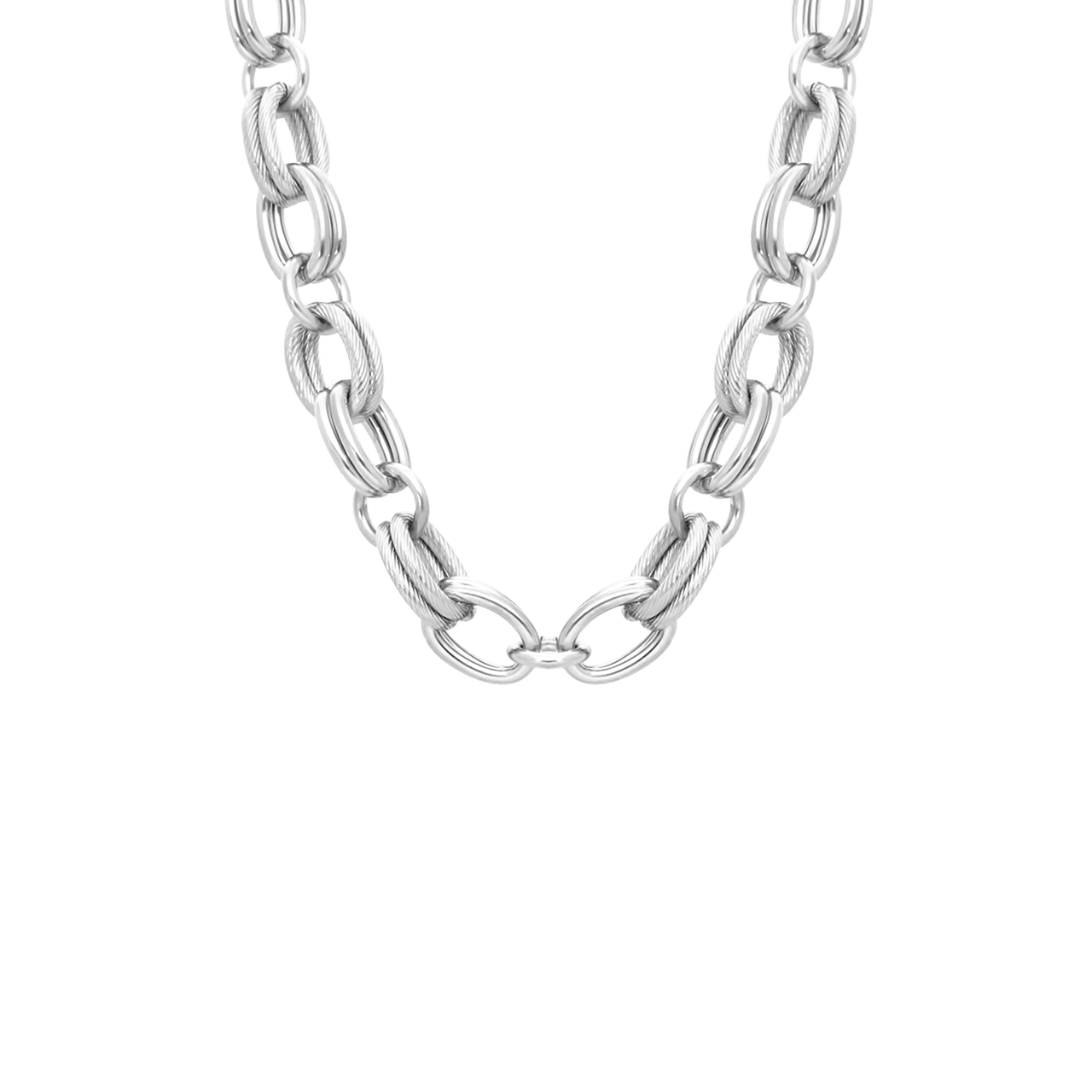 Gerecycleerd stalen ketting cecile