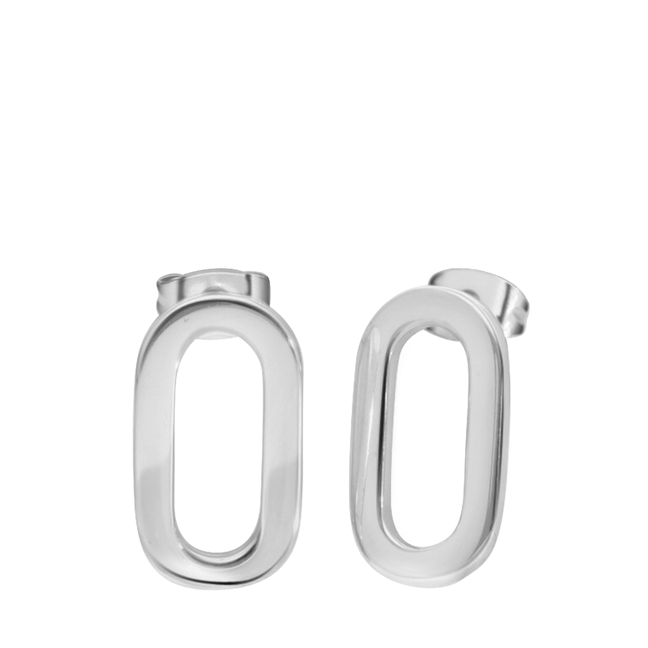 Gerecycleerd stalen oorbellen honore