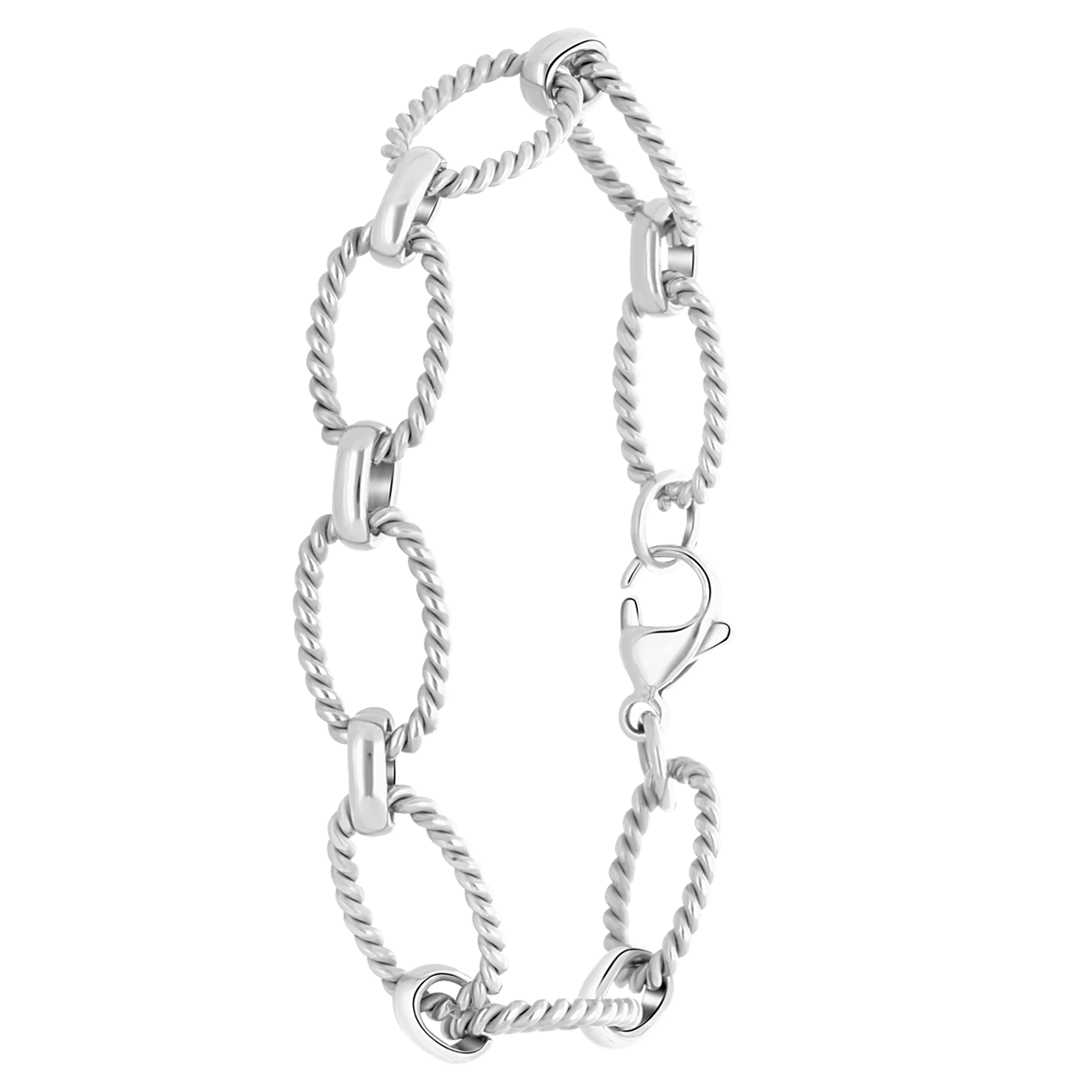 Gerecycleerd stainless steel armband isabella
