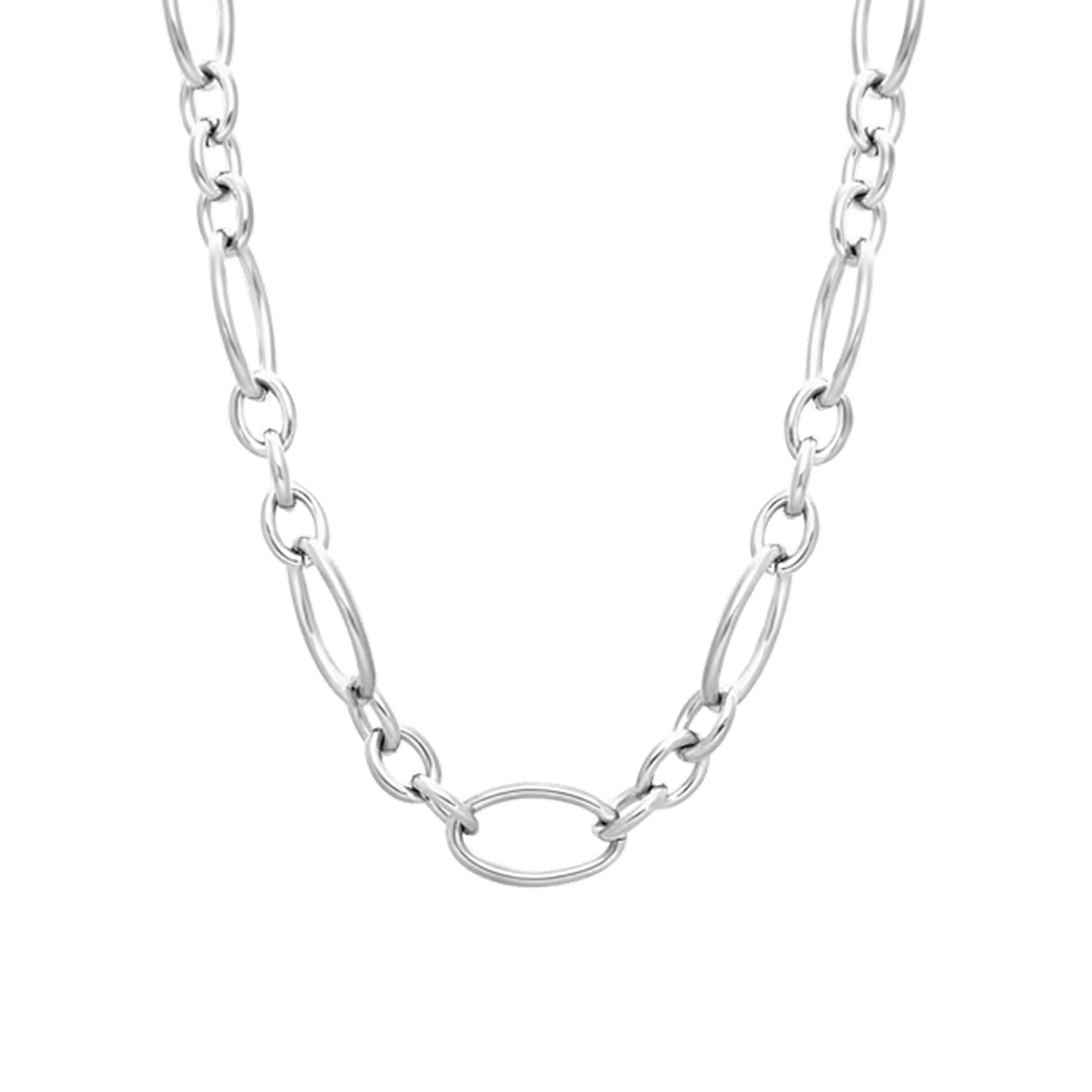 Camille gerecycled stainless steel ketting voor dames