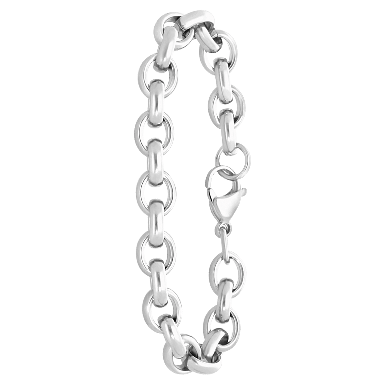 Gerecycleerd stainless steel armband valerie