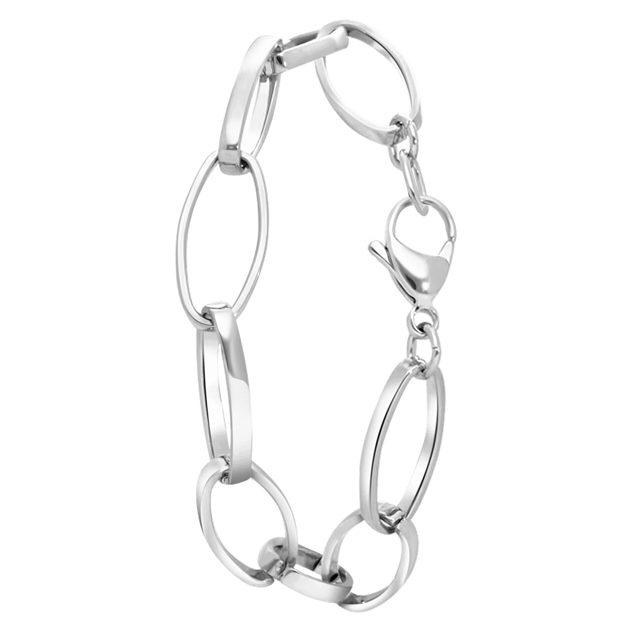 Gerecycleerd stainless steel armband vivienne