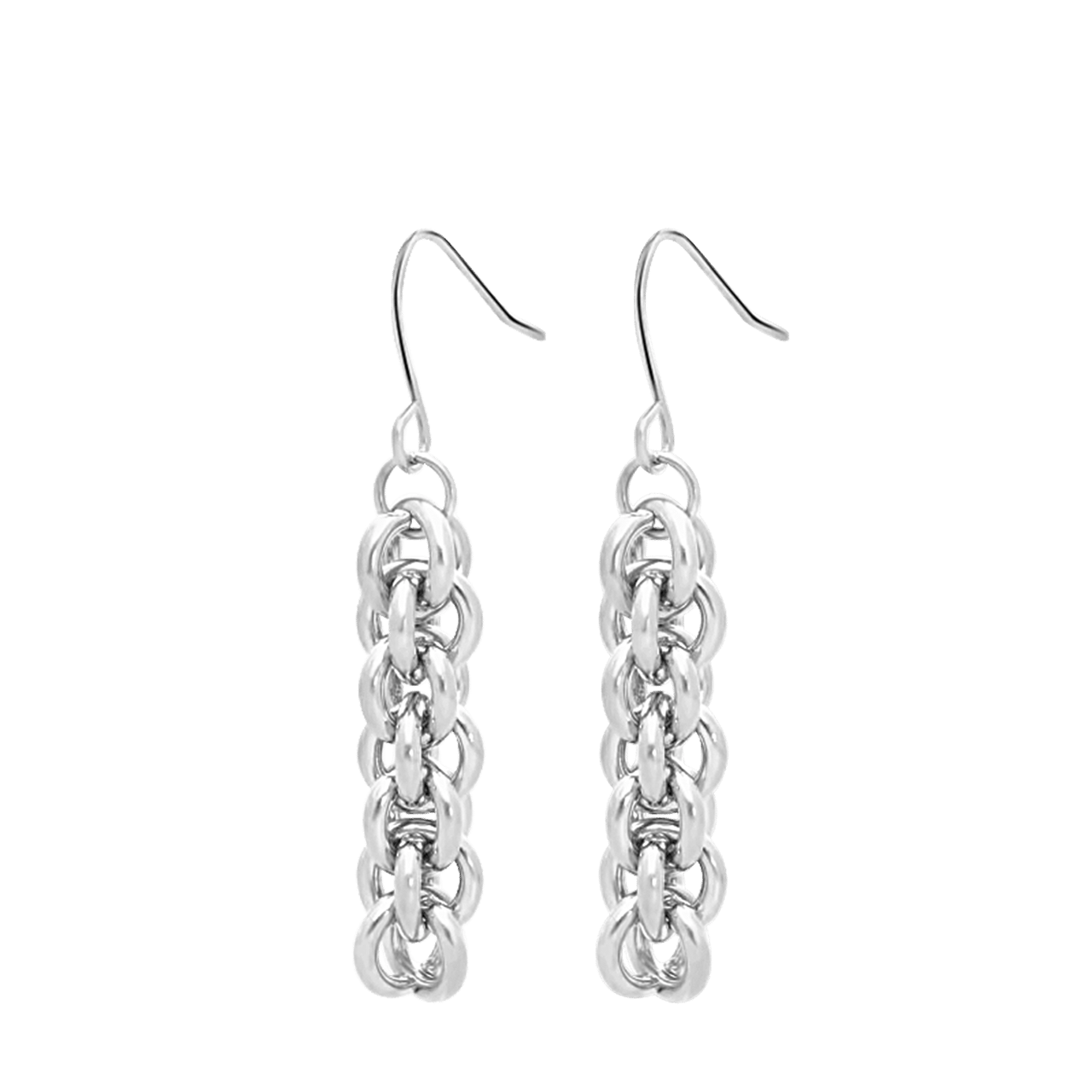 Gerecycled stainless steel oorbellen Anaulle