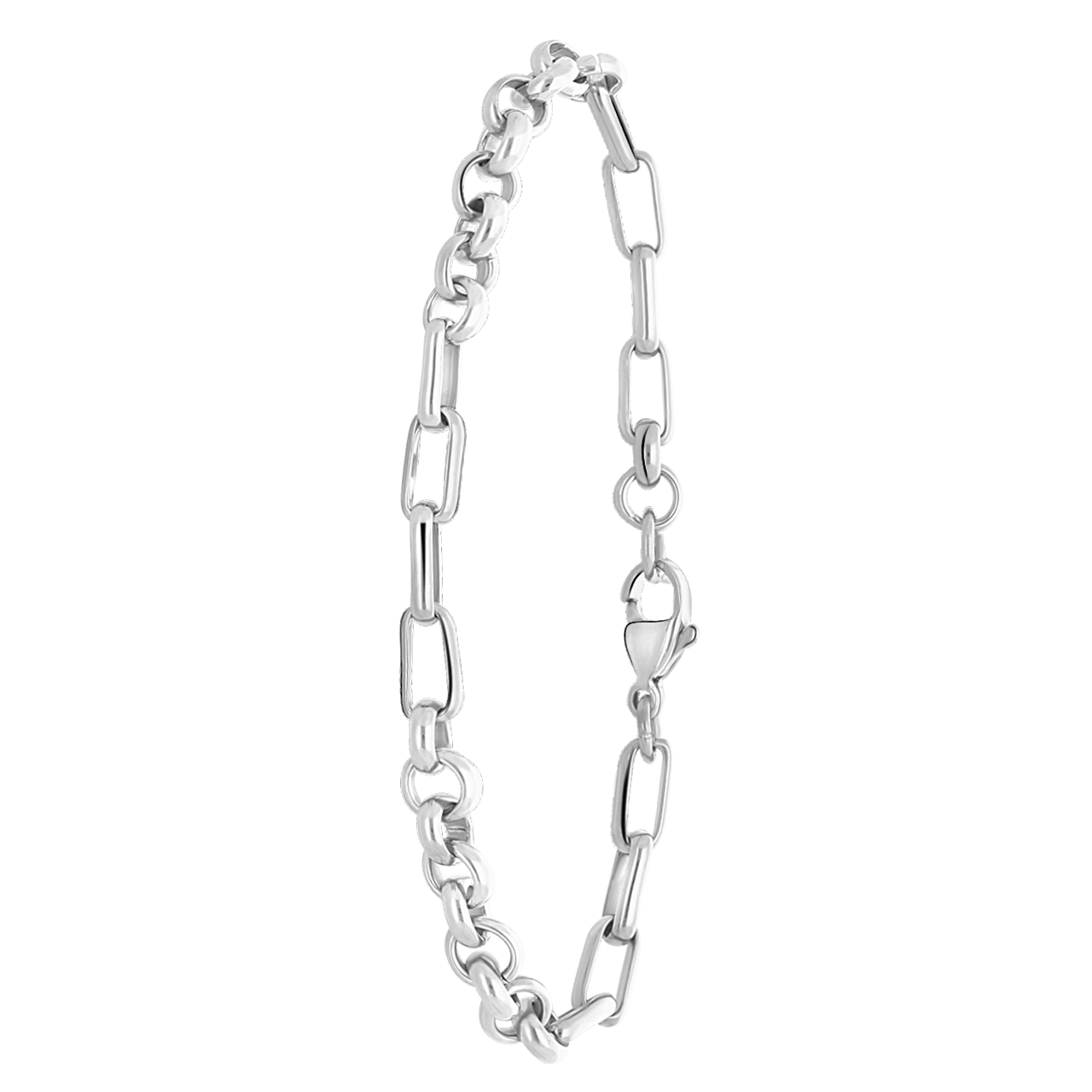 Gerecycleerd stainless steel armband angeline
