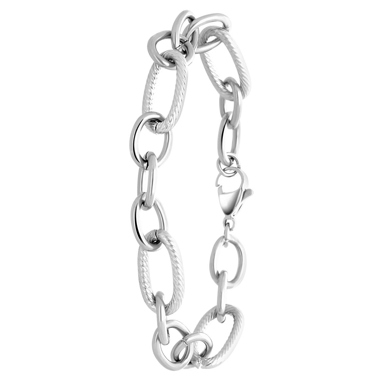 Gerecycleerd stalen armband cossette