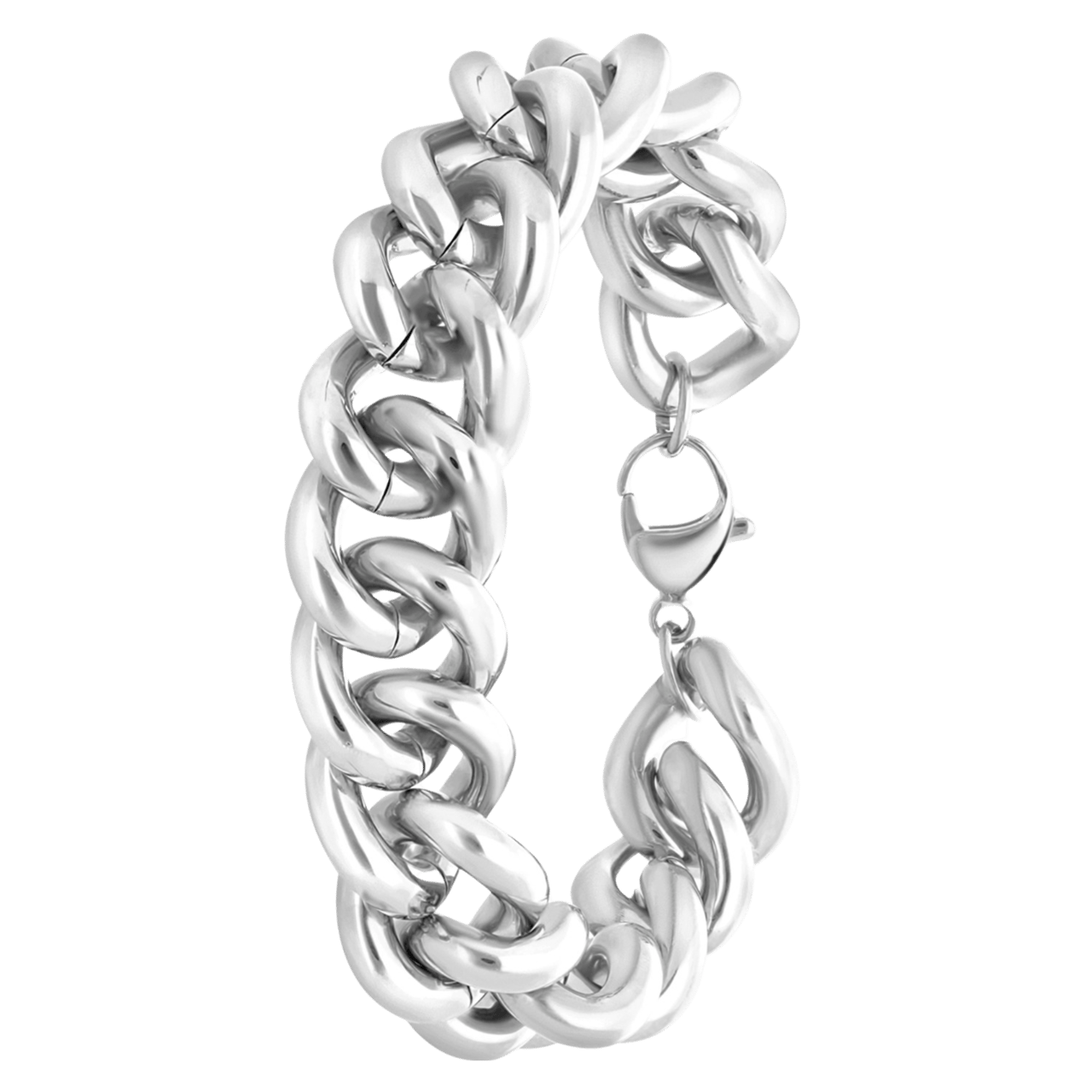 Gerecycleerd stainless steel armband laetitia