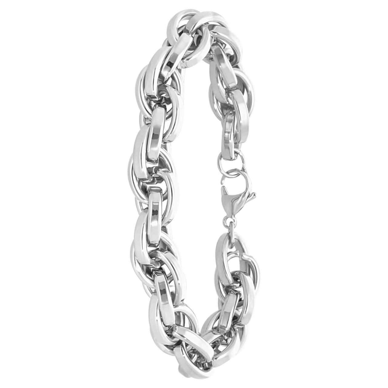 Gerecycleerd stainless steel armband lilou