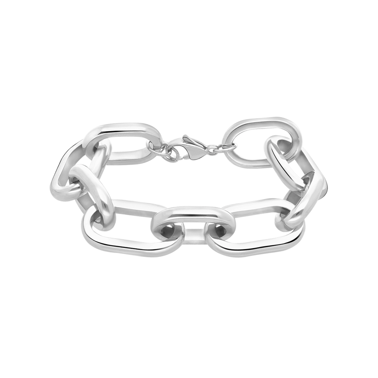 Gerecycleerd stainless steel armband luce