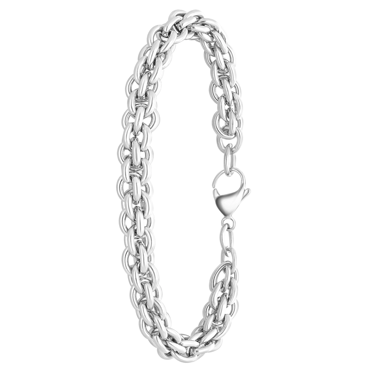 Gerecycleerd stainless steel armband anaulle