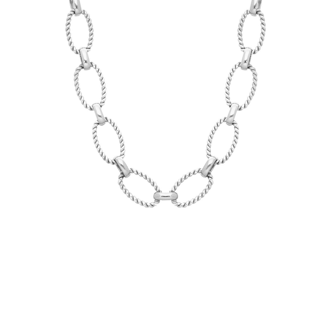 Camille gerecycled stainless steel ketting voor dames