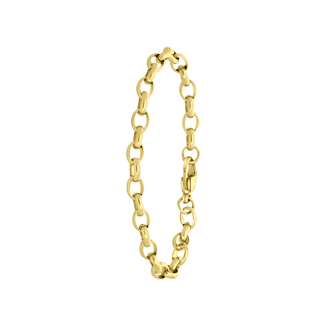 Stainless steel 18 karaat goldplated armband Blanche