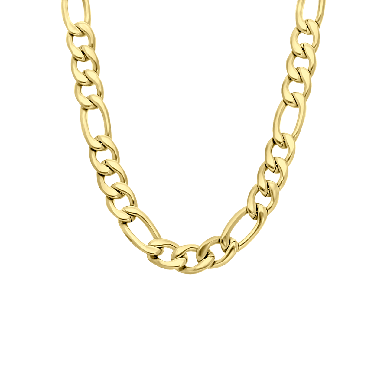 Stalen goldplated ketting voor dames