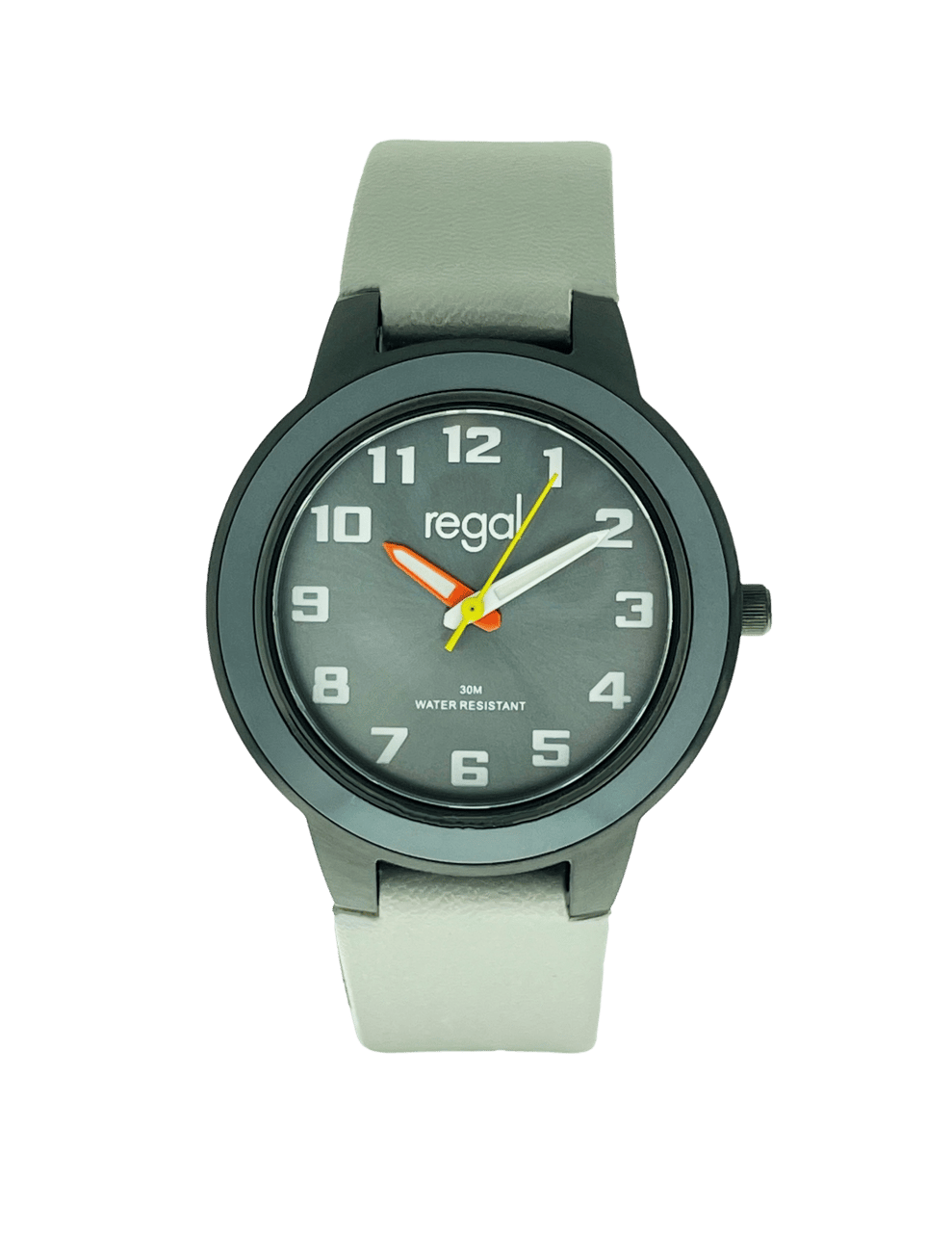 Regal jongens horloge met grijze PU band