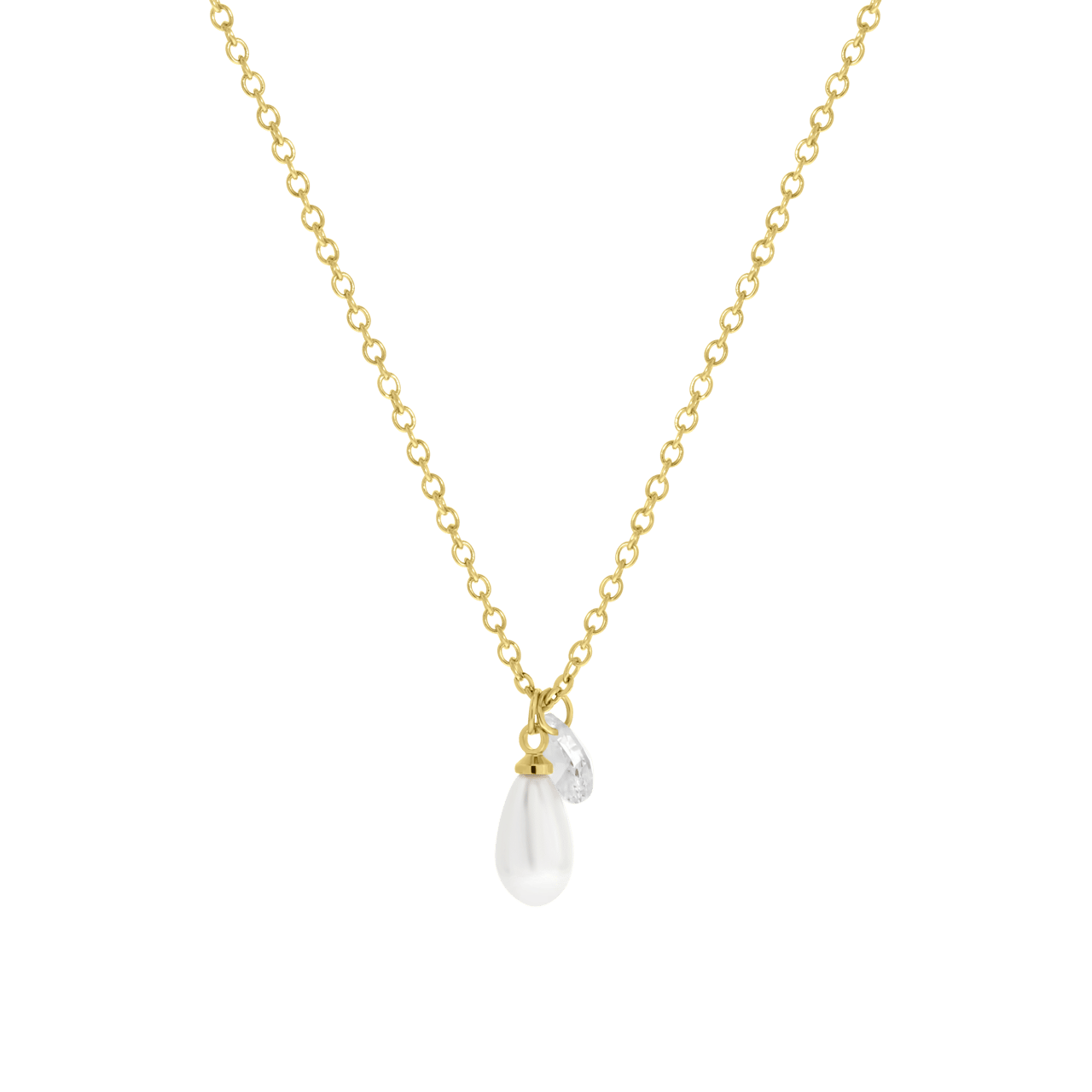 Bijoux goudkleurige ketting met hanger voor dames