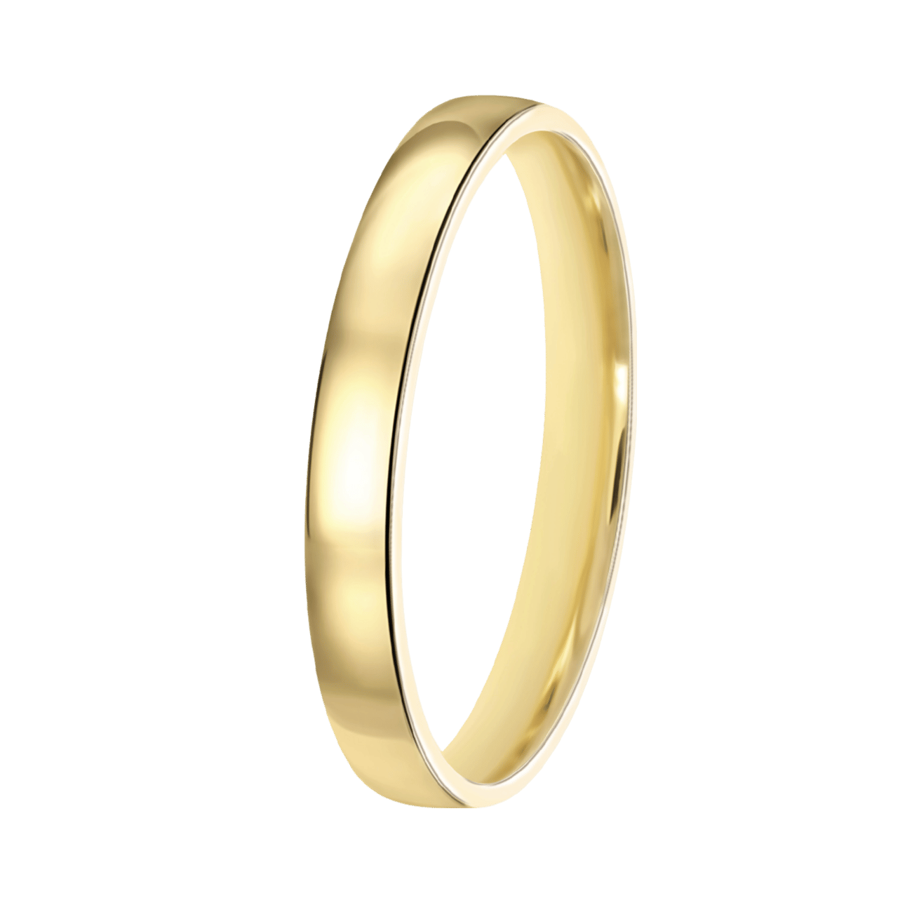 Trauring für Herren, 375 Gelbgold, 3 mm, Dunya TW 303