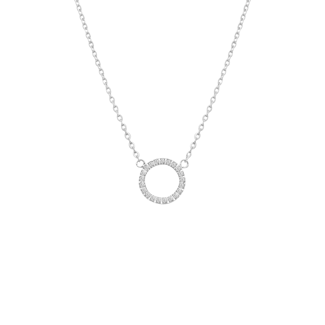Stainless steel ketting rond
