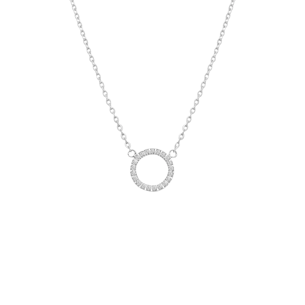 Stalen ketting rond