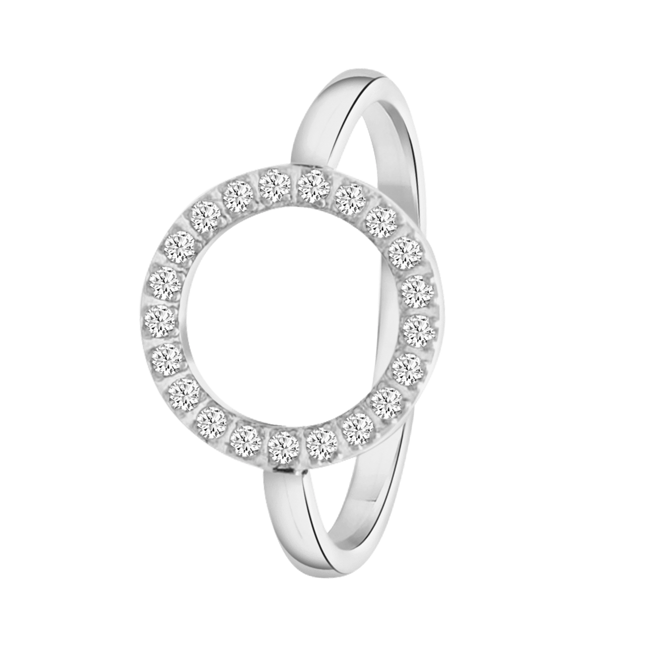 Stalen ring rond