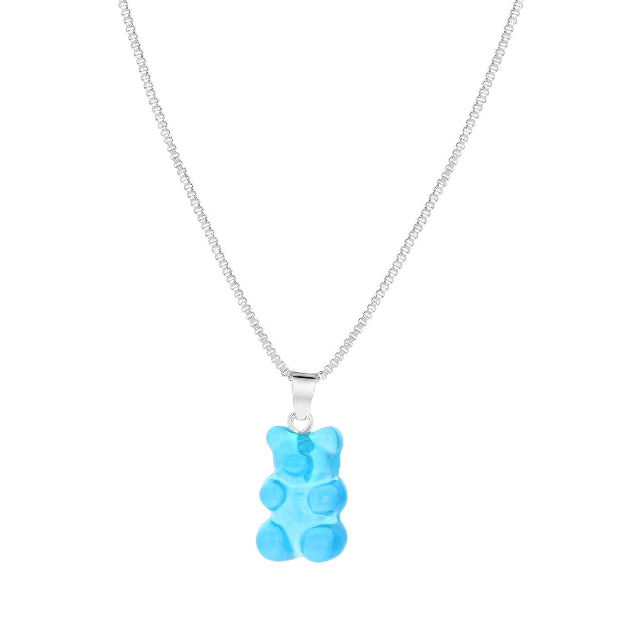 Bijoux zilverkleurige ketting met hanger voor dames