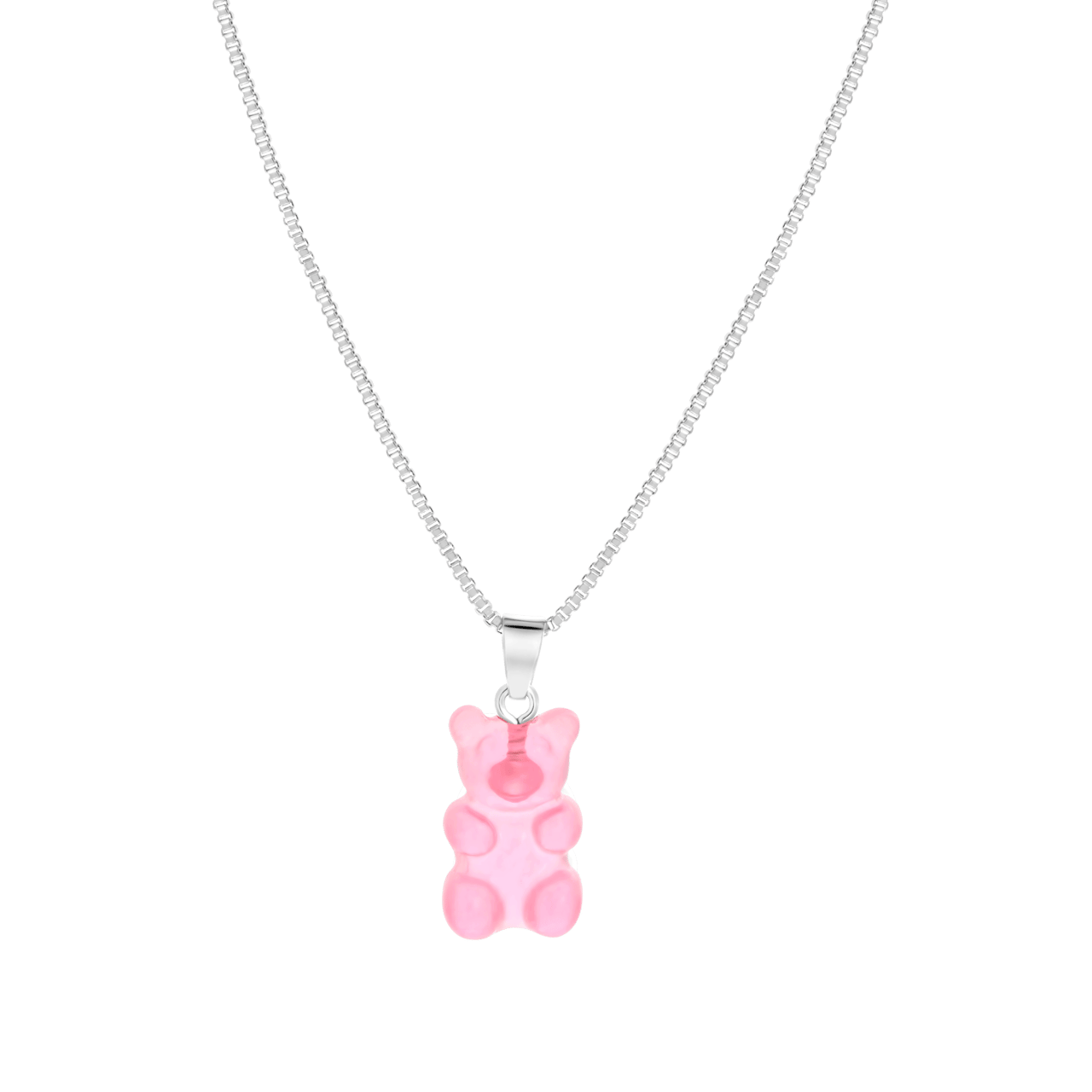 Bijoux zilverkleurige ketting met hanger voor dames