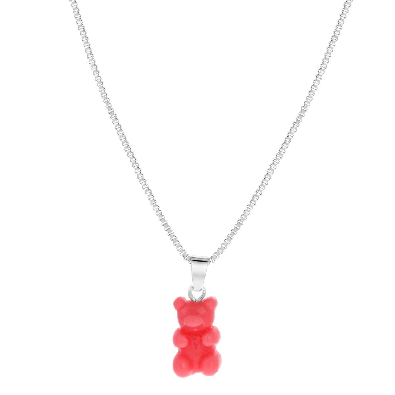 Bijoux zilverkleurige ketting met hanger voor dames